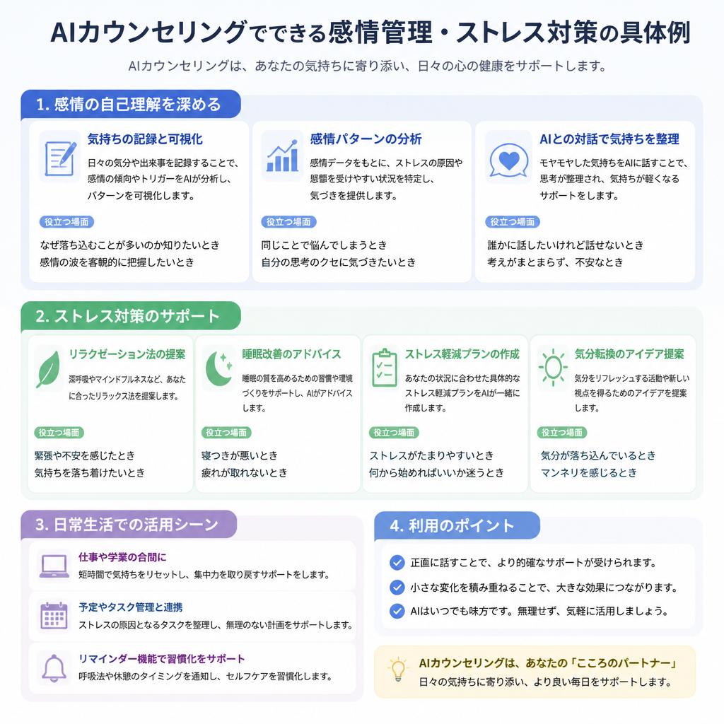 感情管理とストレス対策に活用