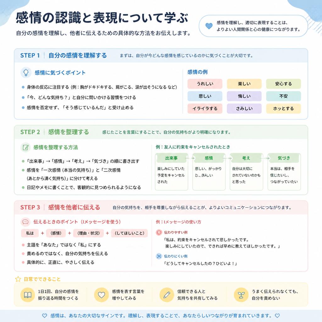 5. 感情を上手に表現するために