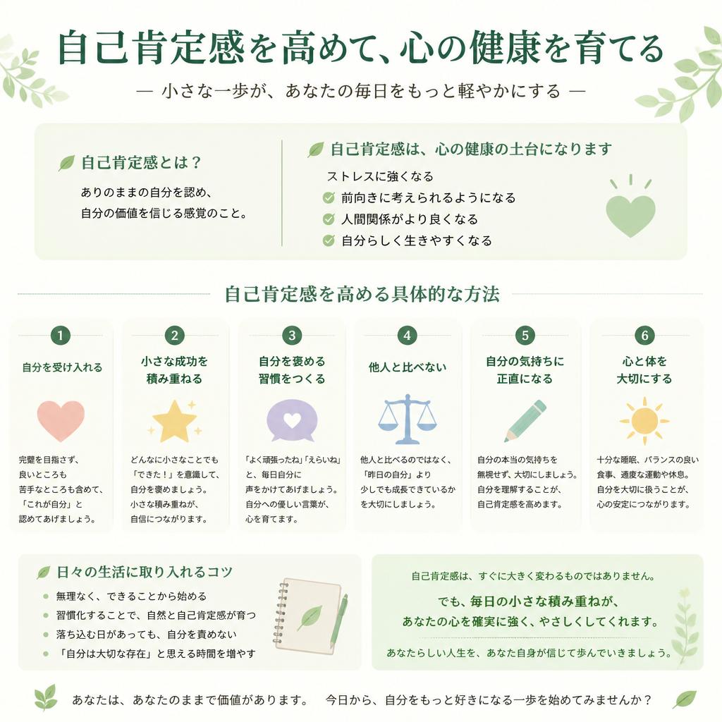 自己肯定感を高める方法